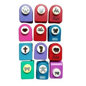 Paper Punch Lot 12 All Night Media Marvy Uchida Family Treasure Scrapbook Craft